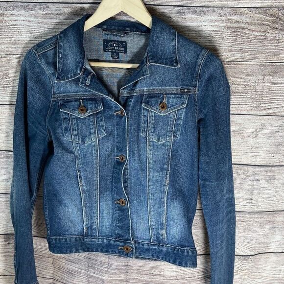 Lucky Brand Dixie Classic Denim Jean Jacket Sz S - Picture 1 of 7